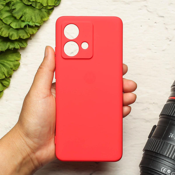 Red Camera Original Silicone case for Motorola G84