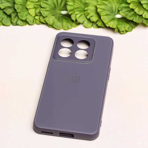 Deep Purple Camera Mirror Silicone Case for Oneplus 10T