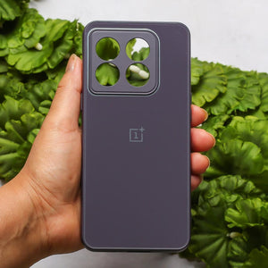 Deep Purple Camera Mirror Silicone Case for Oneplus 10 Pro