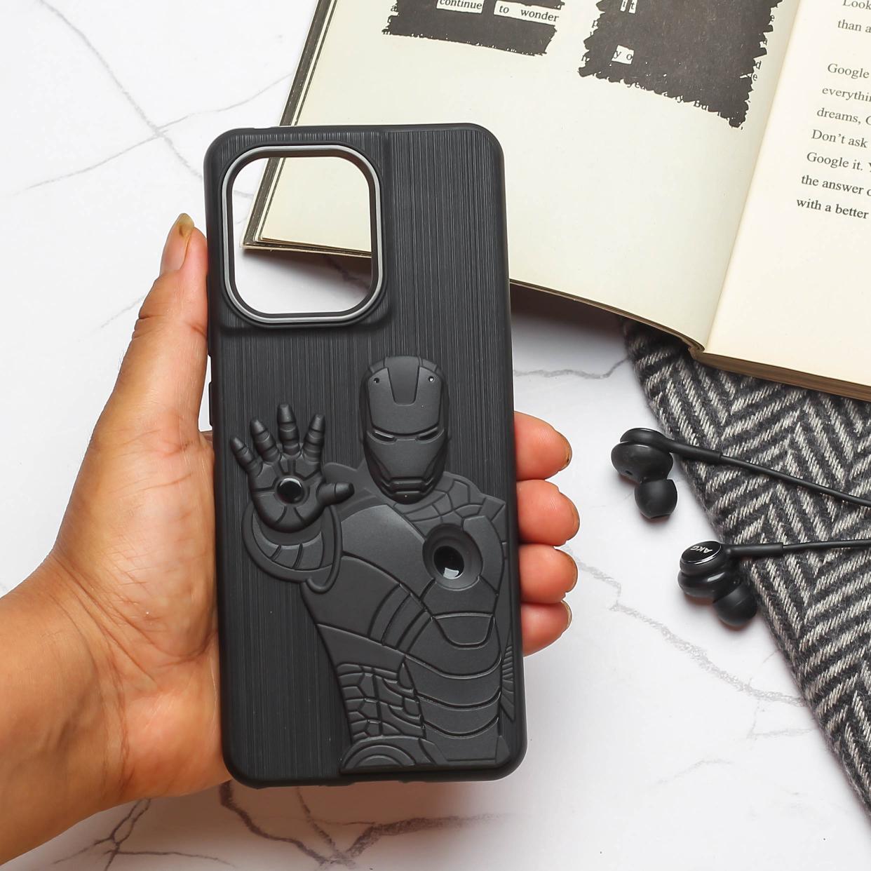 Superhero 3 Engraved Silicone Case for Motorola Edge 50 Pro