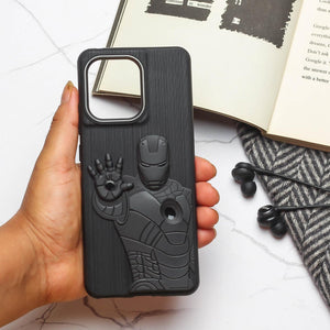 Superhero 3 Engraved Silicone Case for Motorola Edge 50 Pro