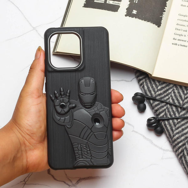 Superhero 3 Engraved Silicone Case for Motorola Edge 50 Pro