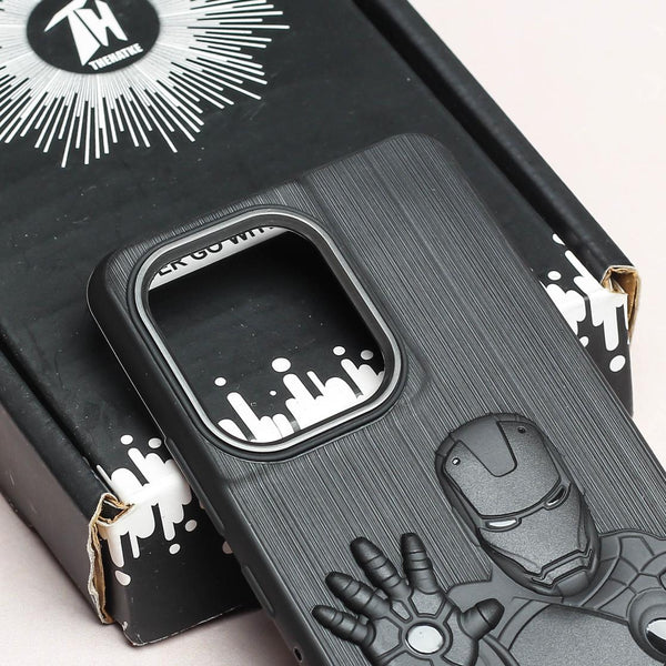 Superhero 3 Engraved Silicone Case for Motorola Edge 50 Pro
