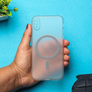 Clayish Paper Matte Magsafe Case for Apple Iphone X/XS