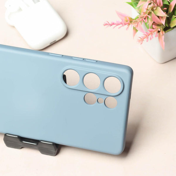 Pastel Purple Camera Original Silicone case for Samsung S25 Ultra