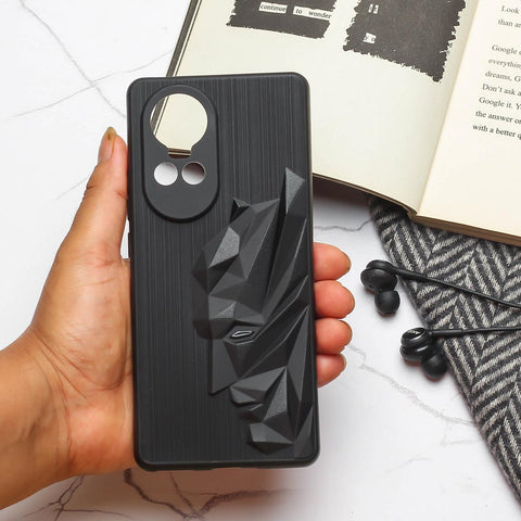 Superhero Engraved logo silicon Case for Oppo Reno 10