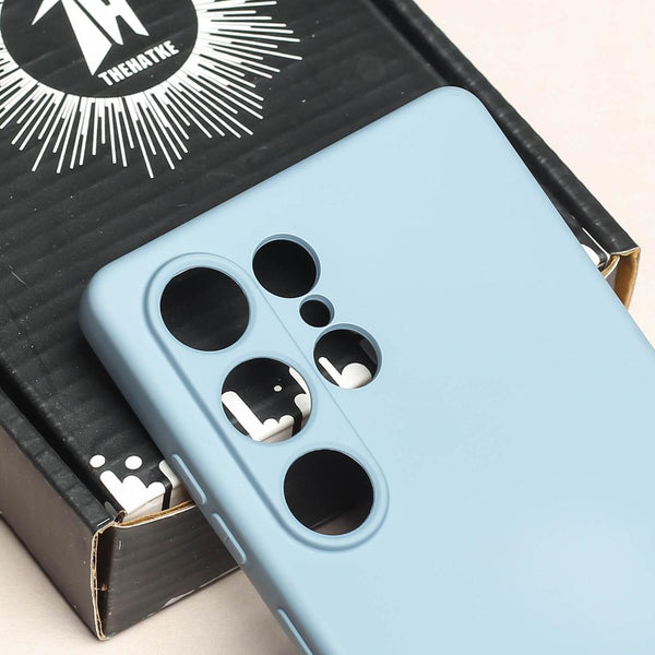 Pastel Purple Camera Original Silicone case for Samsung S25 Ultra