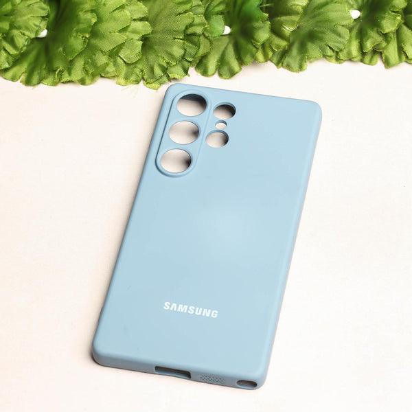 Pastel Purple Camera Original Silicone case for Samsung S25 Ultra