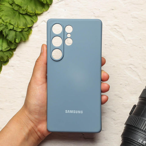 Pastel Purple Camera Original Silicone case for Samsung S25 Ultra