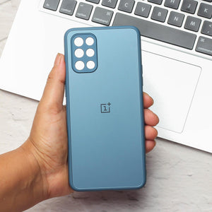 Blue Matte Fiber Silicone case for Oneplus 8T