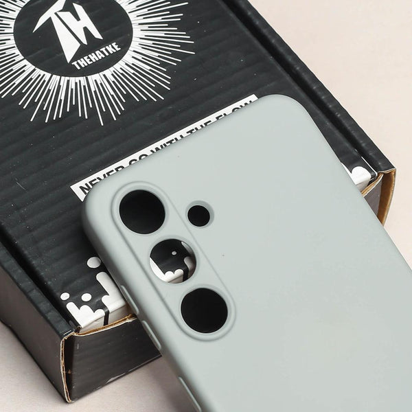 Grey Camera Original Silicone case for Samsung S24