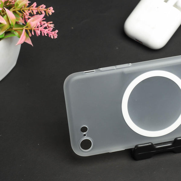 White Paper Matte Magsafe Case for Apple Iphone 7