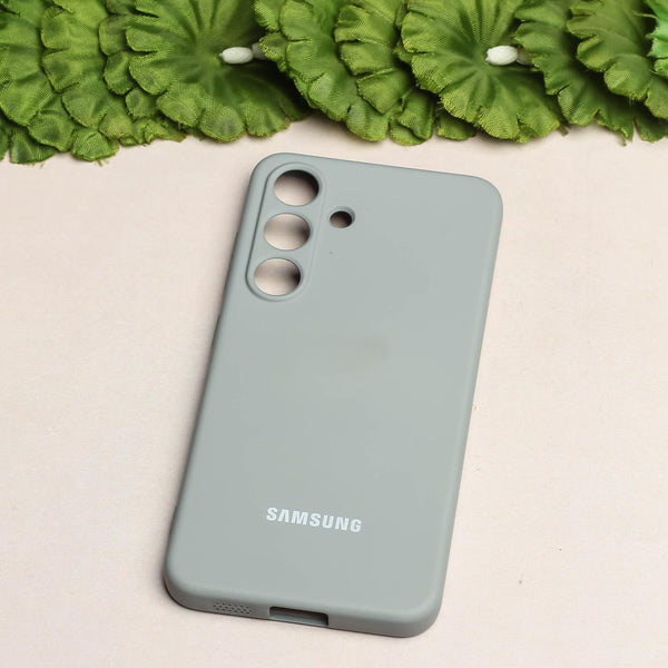 Grey Camera Original Silicone case for Samsung S24