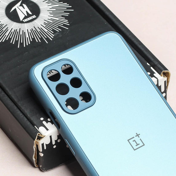 Blue Matte Fiber Silicone case for Oneplus 8T