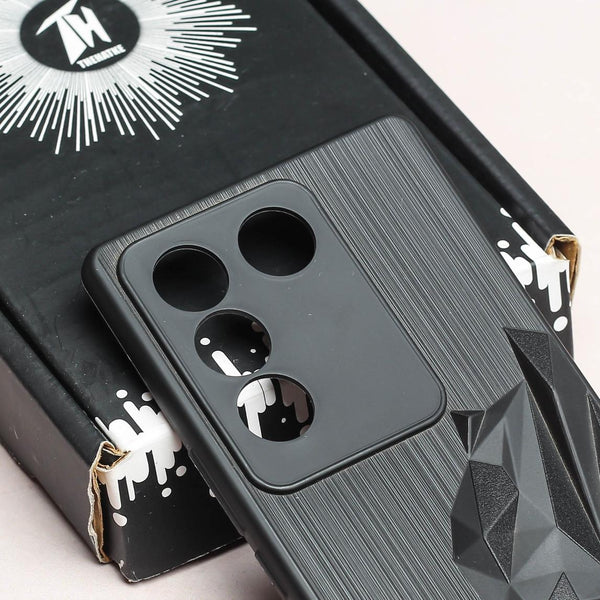 Superhero Engraved logo silicon Case for Vivo V27