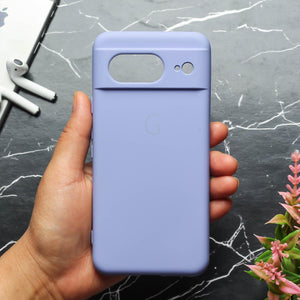 Purple Camera Original Silicone case for Google Pixel 8