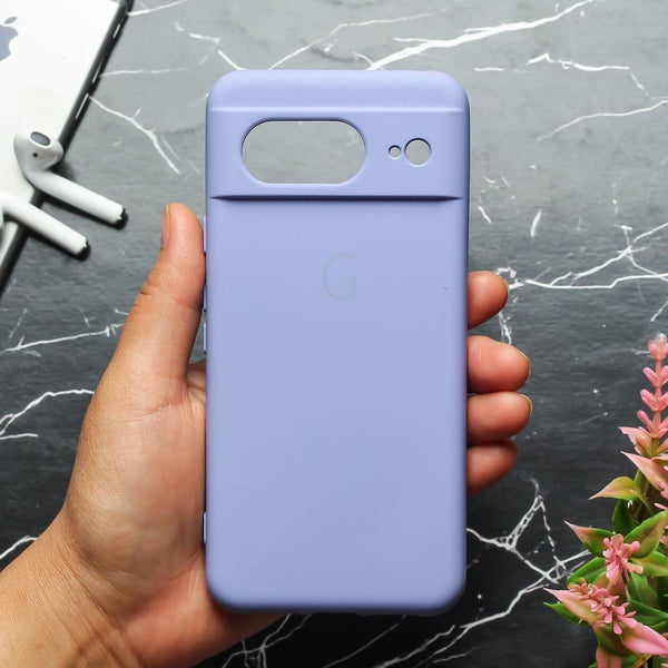 Purple Camera Original Silicone case for Google Pixel 8