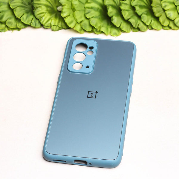 Blue Matte Fiber Silicone case for Oneplus 9 Pro