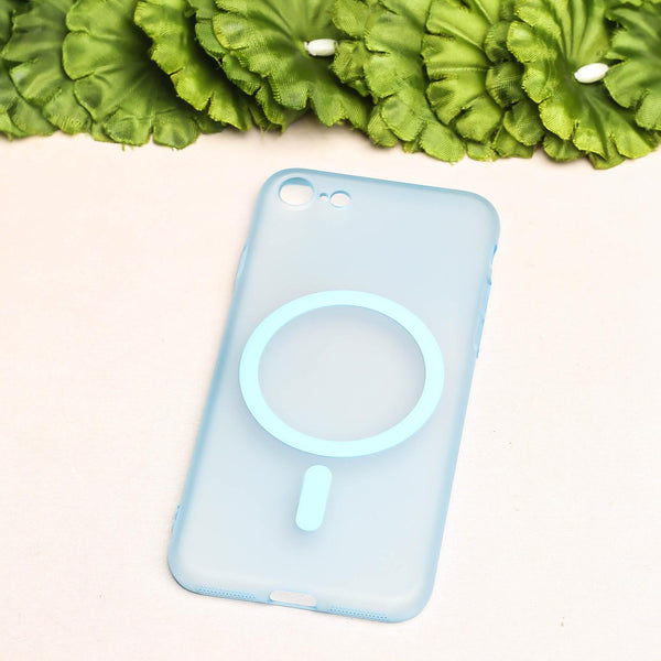 Blue Paper Matte Magsafe Case for Apple Iphone 7