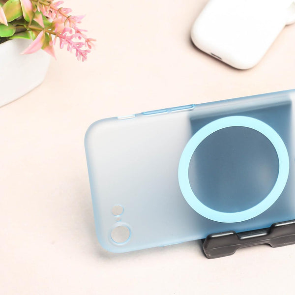 Blue Paper Matte Magsafe Case for Apple Iphone 7