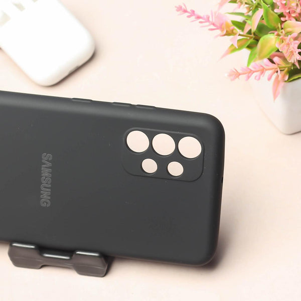 Black Original Camera Safe Silicone case for Samsung A32