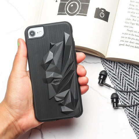 Superhero Engraved logo silicon Case for Apple Iphone 8