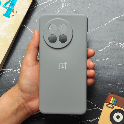 Light Grey Camera Original Silicone case for Oneplus 13R
