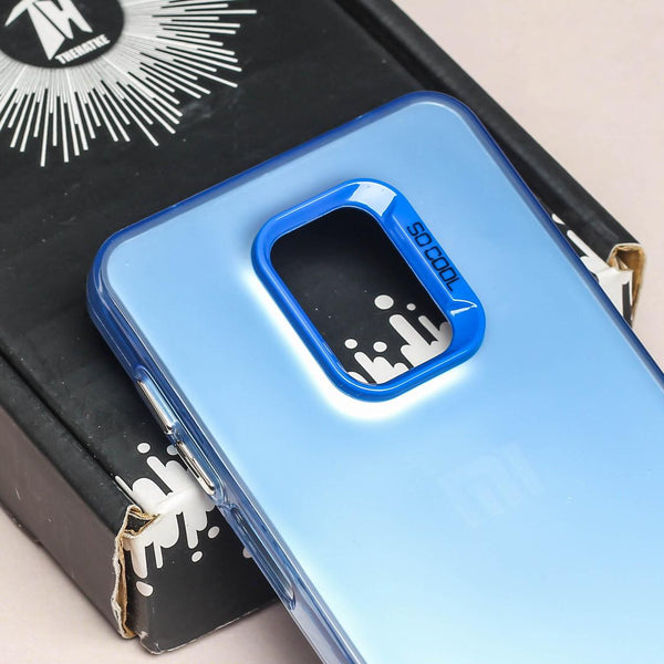 Blue Rgiem Slim Slicone Non-Yellowing Protective Case for Redmi Note 9 Pro