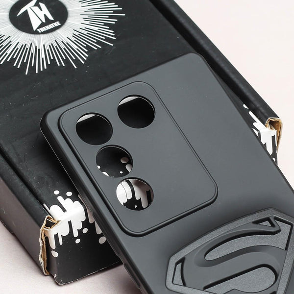 Superhero-S Engraved silicon Case for Vivo V27 5G