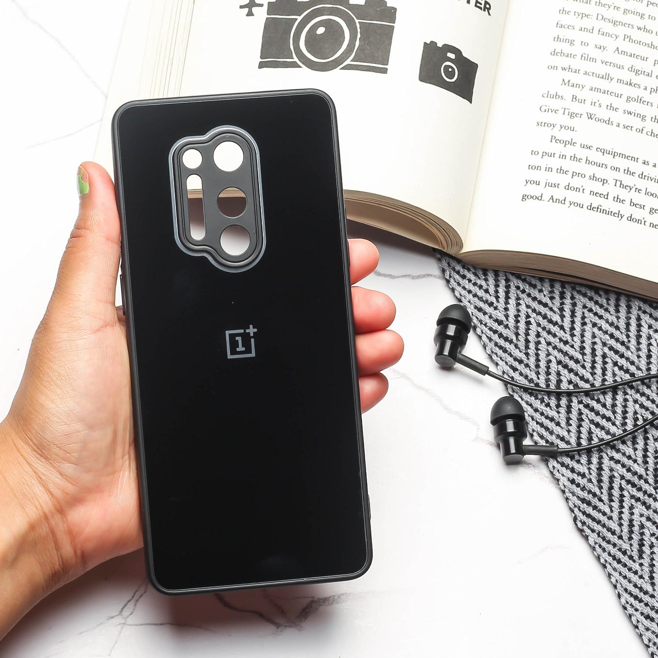 Black camera Safe mirror case for Oneplus 8 Pro