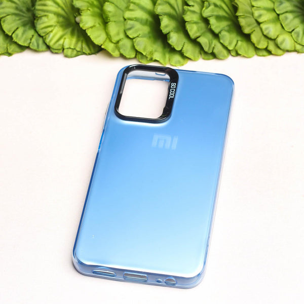 Blue Rgiem Slim Slicone Non-Yellowing Protective Case for Redmi Note 10