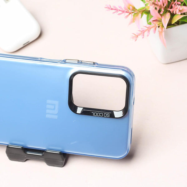 Blue Rgiem Slim Slicone Non-Yellowing Protective Case for Redmi Note 10