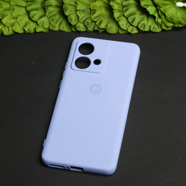 Light Purple Camera Original Silicone case for Motorola G84