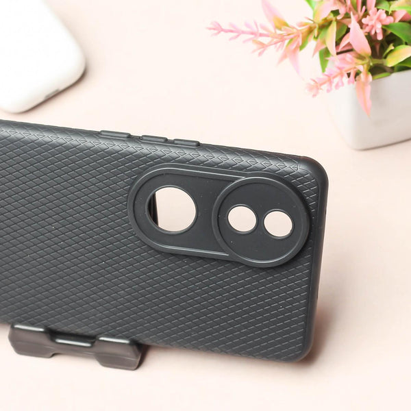 Black Line Wave Silicone Case for Vivo V50