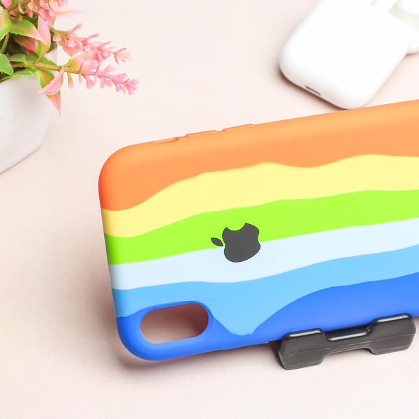 PATTERN 2 Rainbow Silicone Case for Apple iphone XR