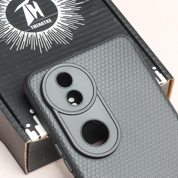 Black Line Wave Silicone Case for Vivo V50