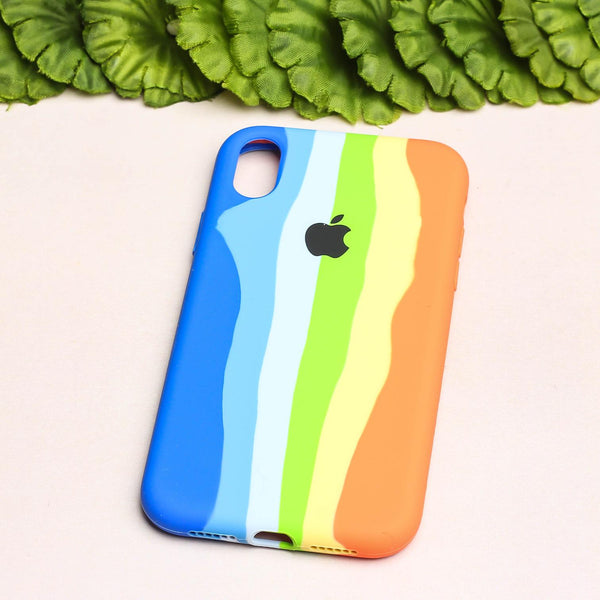 PATTERN 2 Rainbow Silicone Case for Apple iphone XR