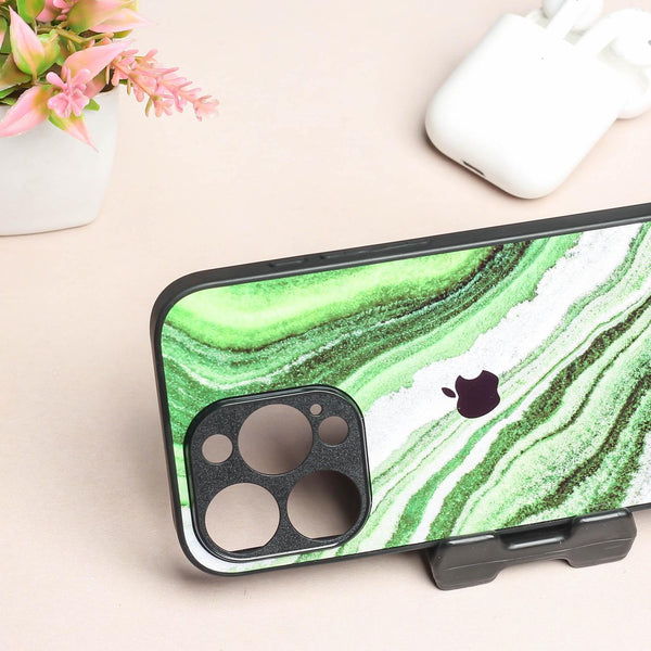 Greenstone Essence metal back case for Apple Iphone 14 Pro