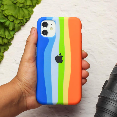 PATTERN 2 Rainbow Silicone Case for Apple iphone 12 Mini