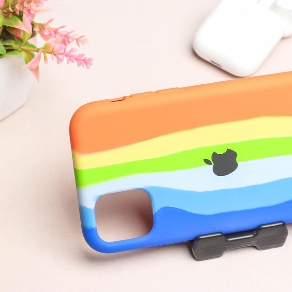 PATTERN 2 Rainbow Silicone Case for Apple iphone 11