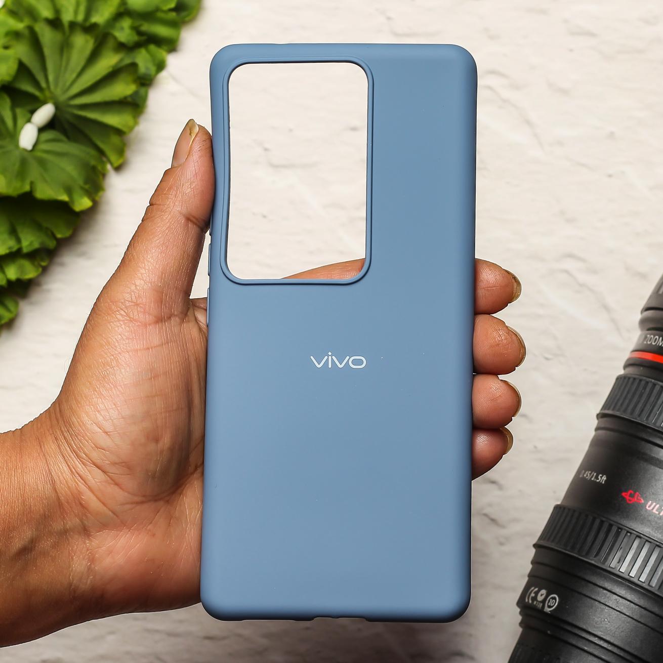 Pastel Purple Original Silicone case for Vivo V29 5G