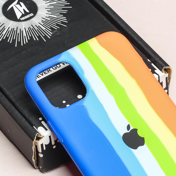 PATTERN 2 Rainbow Silicone Case for Apple iphone 11 Pro Max