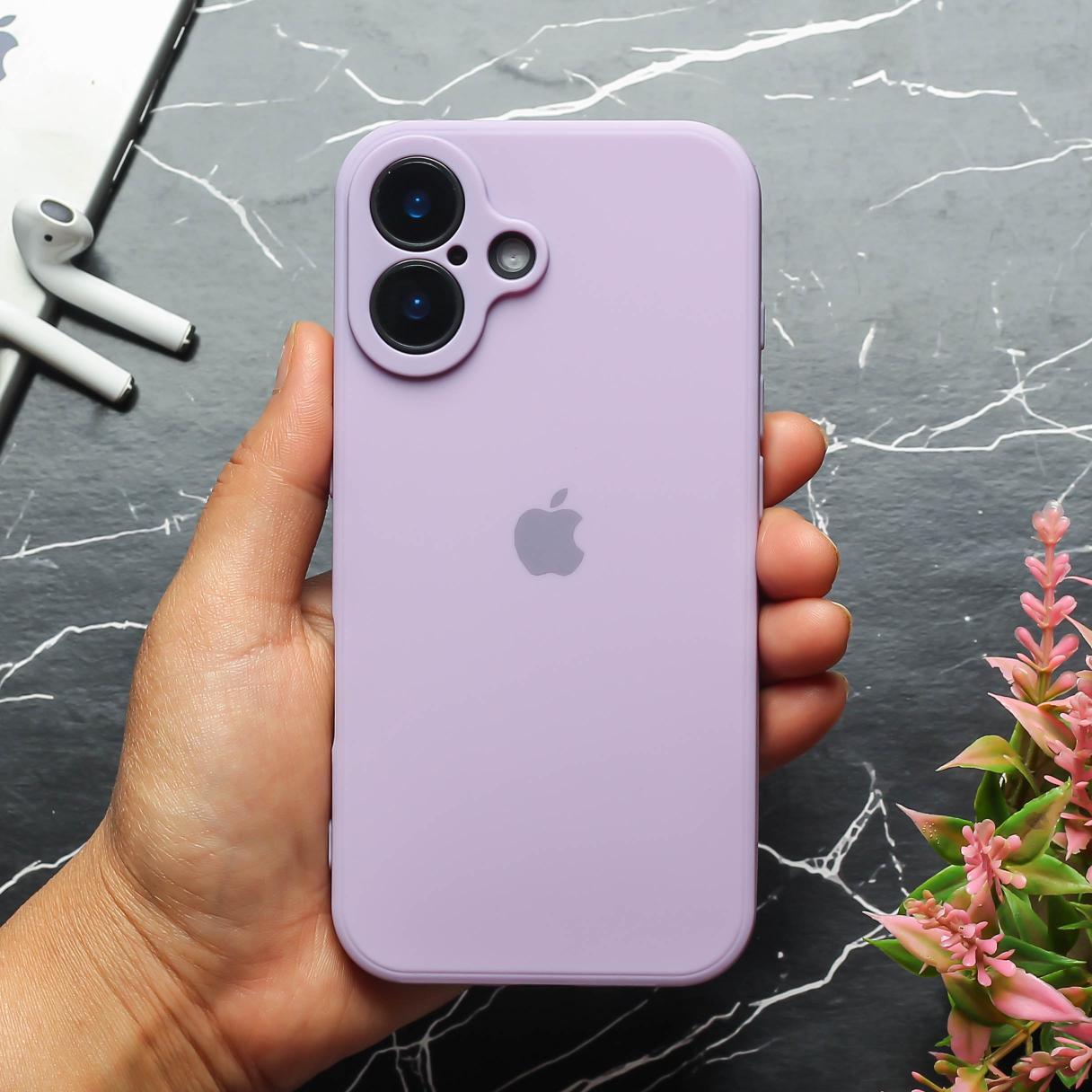 Purple Candy Silicone Case for Apple Iphone 16