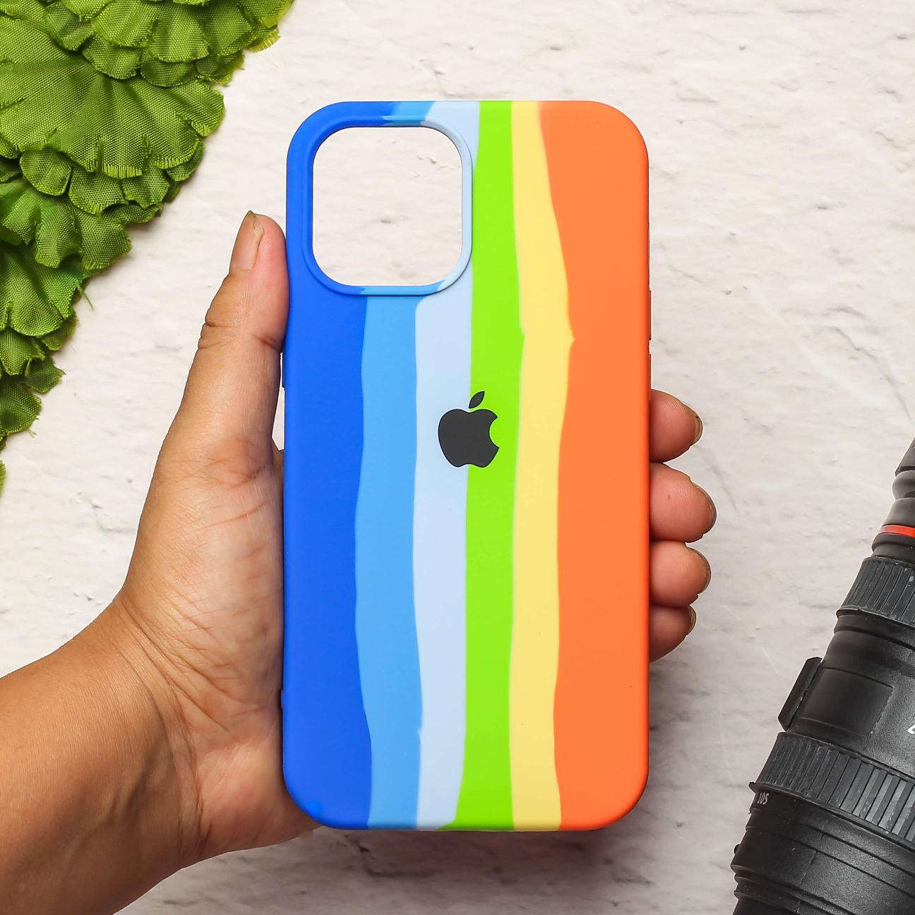 PATTERN 2 Rainbow Silicone Case for Apple iphone 12 Pro Max