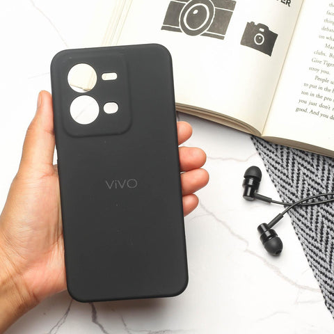 Black Camera Original Silicone case for Vivo V25