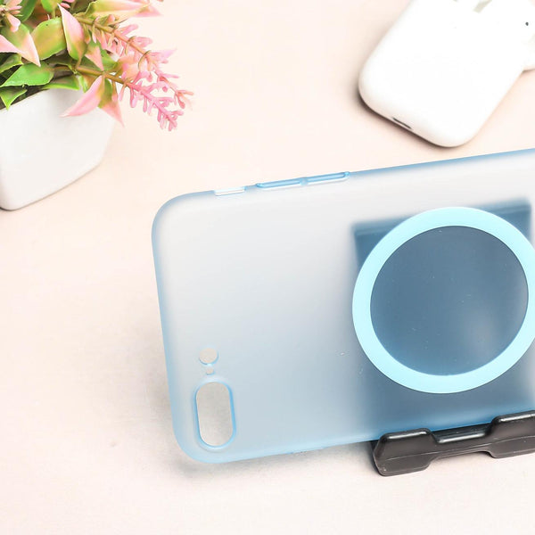 Blue Paper Matte Magsafe Case for Apple Iphone 7 Plus