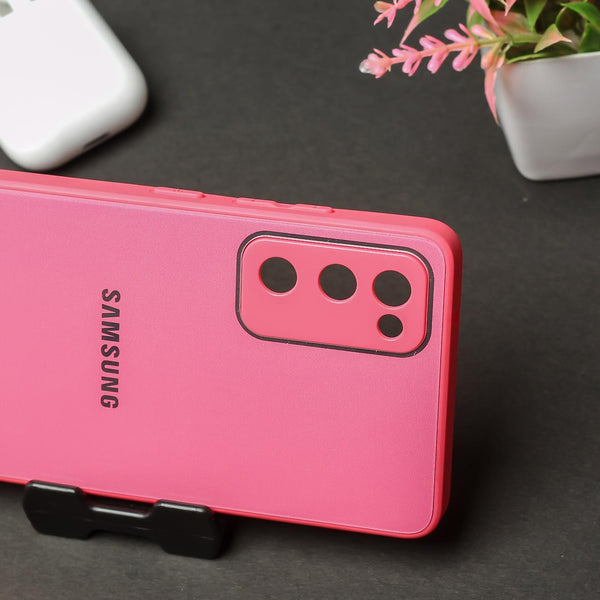 Dark Pink Camera Safe Mirror Case for Samsung S20 FE