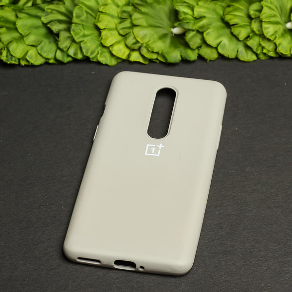 Light Brown Original Silicone Case for Oneplus 7 Pro