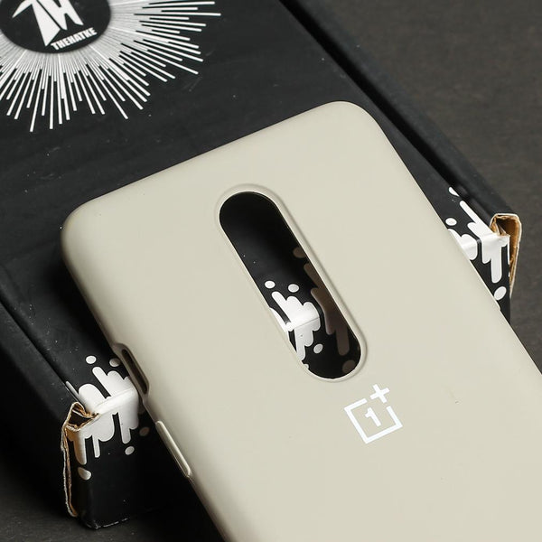 Light Brown Original Silicone Case for Oneplus 7 Pro