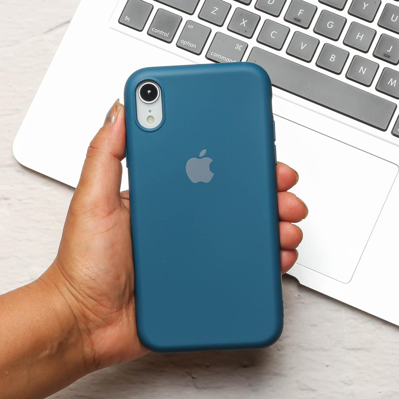 Cosmic Blue Silicone Case for Apple Iphone XR